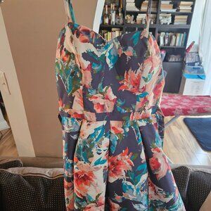 Brand New Floral High-Low Summer Dress – Size 8